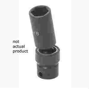 3/8 Inch Deep Universal Impact Swivel Socket 21mm