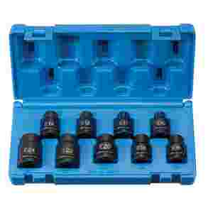 1/2 In Dr External Star Torx Impact Socket Set - 9-Pc