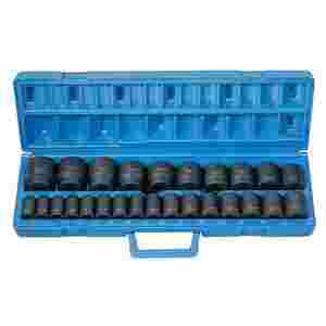 26 Piece 1/2" Drive Metric Master Impact Socket Set