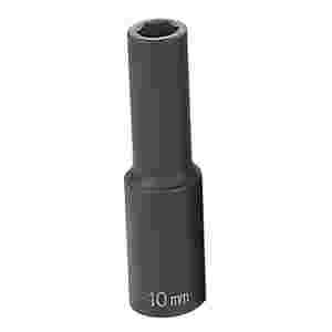 1/2 In Dr 6 Pt Deep Metric Impact Socket 10mm