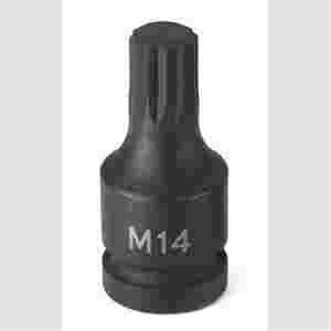 1/2" Drive x M14 Tamper Proof Triple Square Driver