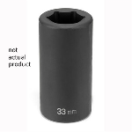 #5 Spline Drive Deep Length Impact Socket - 1-7/16...