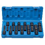 1/4" Drive 12 PC Deep Universal Metric Set