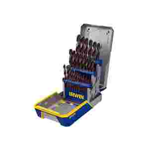 Hanson 3018005 Black & Gold Metal Index Drill Bit Set - 29-Pc