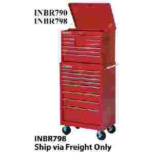 (BL02790R) 27" 10 DrwR HDTop Chest R/B