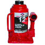 Bottle Jack, 12 Ton, Short Body, Range 7 to 13 Inches