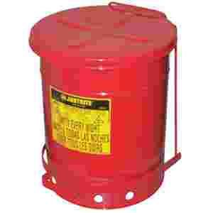 10 Gallon Oily Waste Can w/ Foot Operated Cover