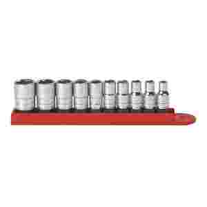 1/4 In Drive 6 Point SAE Socket Set - 10-Pc