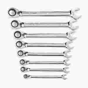 Reversible Combination Ratcheting Wrench Set SAE F...