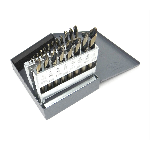 KnKut 21 Piece Stubby Length Drill Bit Set