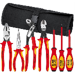 7 Pc Pliers/Screwdriver Tool Set in Tool Roll 1000...
