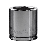 3/8" Drive 6 Point Standard Socket, 1"