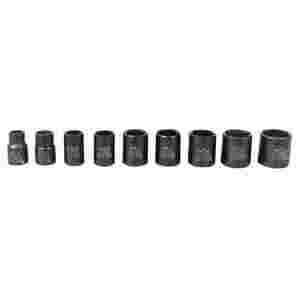 Metric Impact Socket Set - 3/8 In Dr 6 Pt - 10 Piece