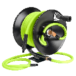 Flexzilla Manual Air Hose Reel, Open Face, Fixed