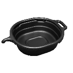 4.5 Gallon Oval Drain Pan, Black