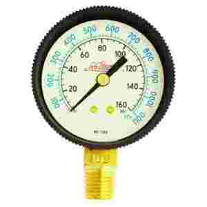 Pressure Gage 1/4 In NPT Bottom Mount 0-60 PSI