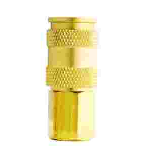 V-Style Hi-Flow Brass Coupler - 1/4" NPT Female