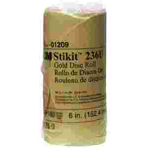 Stikit Gold Disc Roll - 6 In - 220 Grade