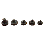 Set of 5 double flaring adapters