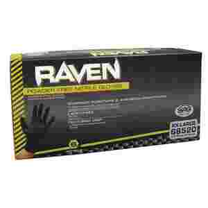 Raven Powder Free Nitrile Latex Free Gloves 50/Box Medium