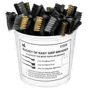 Bucket of Easy Grip Brushes