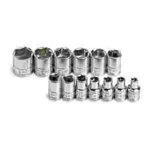 1/4 In Drive 6 Pt Standard Metric Socket Set - 13 ...