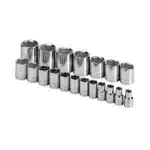 1/2 In Drive 6 Pt Standard Fractional Socket Set -...