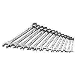 SuperKrome(R) 6 Pt Metric Combination Wrench Set -...