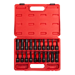 1/2 In Dr Metric/SAE Master Impact Hex Driver Set - 20-Pc