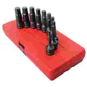 10 Piece 1/2\" Drive Metric Impact Hex Driver Set