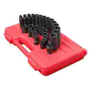 3/8 In Dr Metric Master Impact Socket Set - 29-Pc