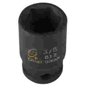 1/4 Inch Drive 6 Pt Fractional SAE Std Impact Socket 3/8 Inch