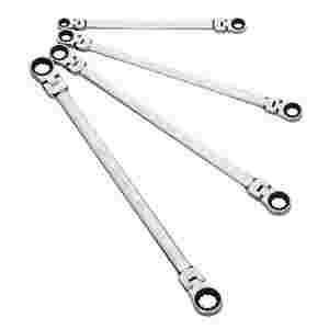 4pc Extra Long Double Box Ratcheting Wrench Set...