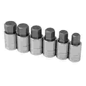 6pc SAE Large Hex Bit Socket Set