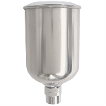 Stainless Steel Gravity Feed Paint Cup, 150ml