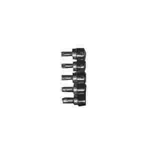 Torx Bit Set, Square Drive, Impact Quality, 5 Piec...