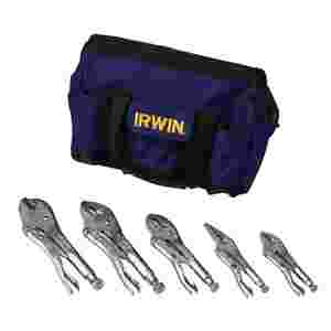 5 Piece Vicegrips Set w/ Irwin Bag