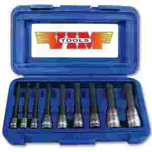 XZN Triple Square, Spline Drive Bit Set - 9-Pc...