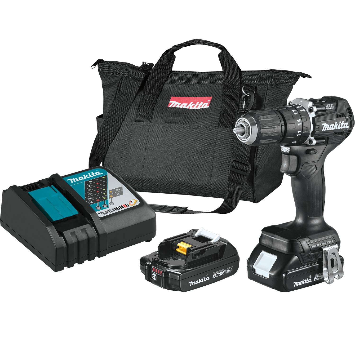 18V LXT Sub?Compact Brushless Cordless 1/2" Hammer Drill kit